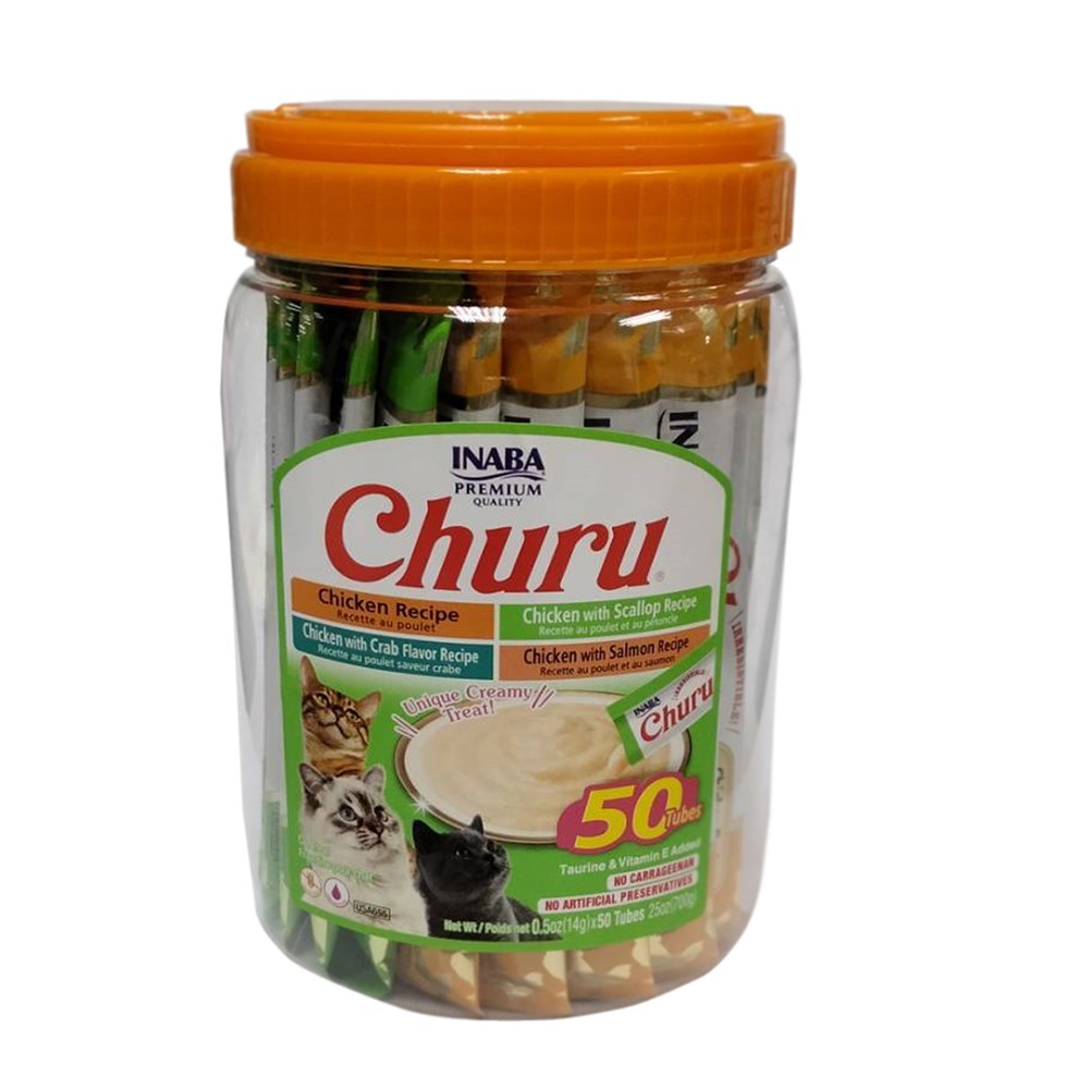 Inaba Inaba- Churu Tuna & Chicken Variety 50 Tubes Cat treats Inaba