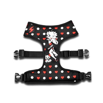 Vintage & Classy Betty Boop Collection- Dog - Medium Dog Harness DASHI