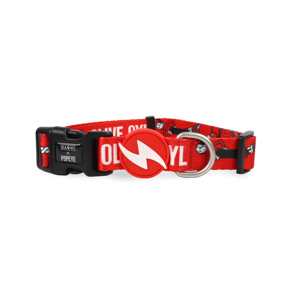 Vintage & Classy Olive Oyl Collection - Small-Medium-Large Dog Collar DASHI Vintage Olive Oyl Collar Small