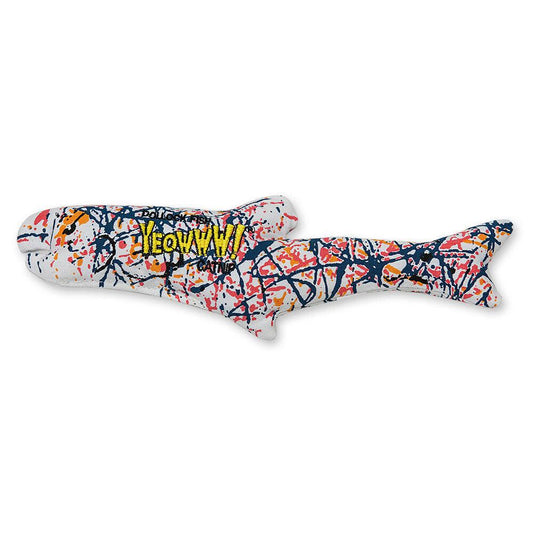 Yeowww! Cat Toys with Pure American Catnip - Pollock Fish Cat Toys and Scratchers Yeowww