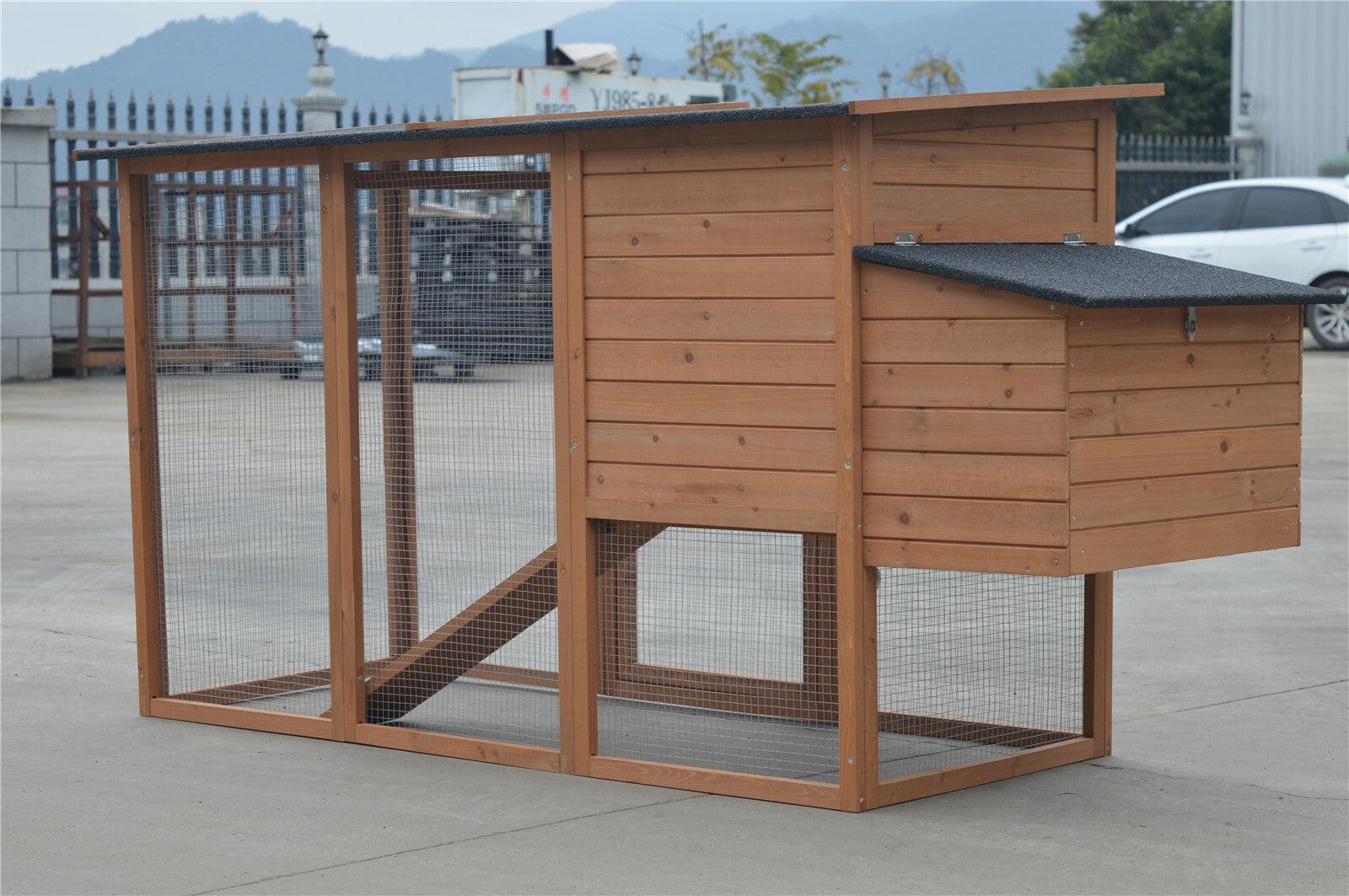 YES4PETS Large Chicken Coop Rabbit Hutch Cat Ferret Cage Hen Chook House Pet Care > Coops & Hutches YES4PETS