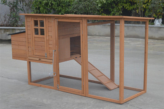 YES4PETS Large Chicken Coop Rabbit Hutch Cat Ferret Cage Hen Chook House Pet Care > Coops & Hutches YES4PETS