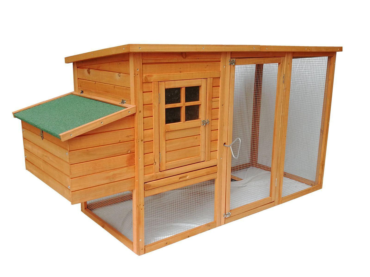 YES4PETS Large Chicken Coop Rabbit Hutch Ferret Cat Guinea Pig Cage Hen Chook House With Open Roof Pet Care > Coops & Hutches YES4PETS