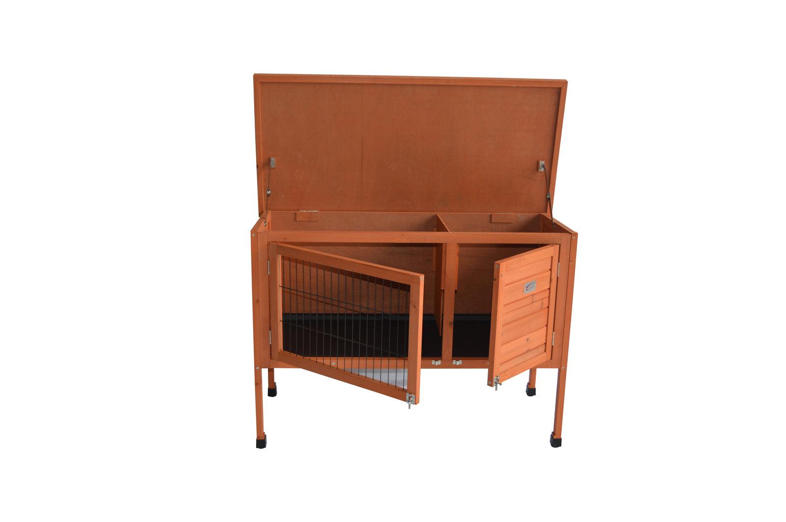 YES4PETS Large Single Wooden Pet Rabbit Hutch Guinea Pig Ferret Cage Pet Care > Coops & Hutches YES4PETS