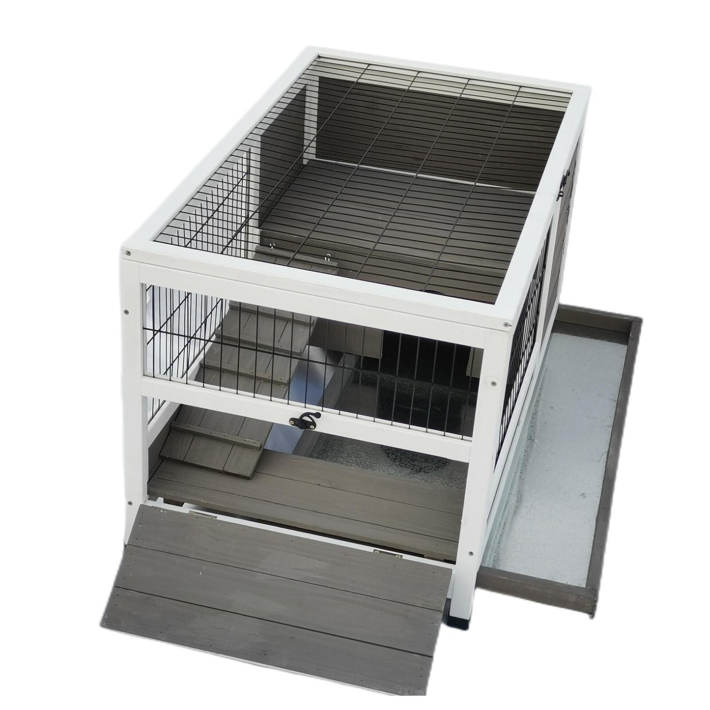 YES4PETS Rabbit Hutch Cat House Cage Guinea Pig Ferret Cage Pet Care > Coops & Hutches YES4PETS
