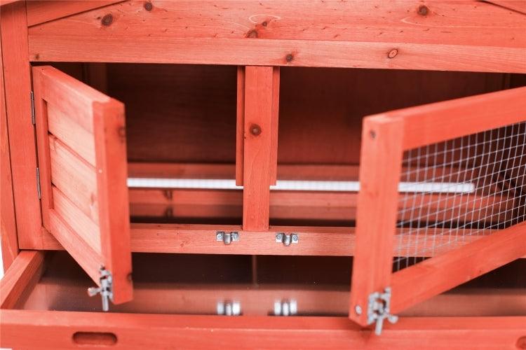 YES4PETS Rabbit Hutch Metal Run Wooden Cage Guinea Pig Cage House Pet Care > Coops & Hutches YES4PETS