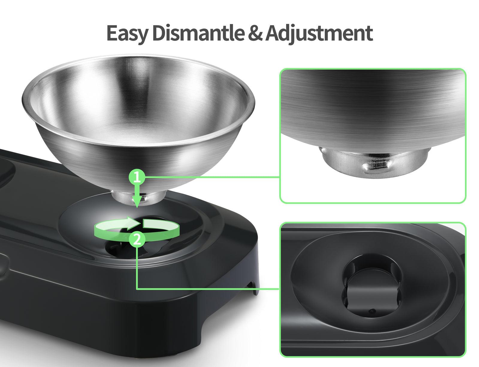YES4PETS Stainless Steel Pet Bowl Water Bowls Portable Anti Slip Skid Feeder Dog Rabbit Cat Pet Care > Dog Supplies YES4PETS