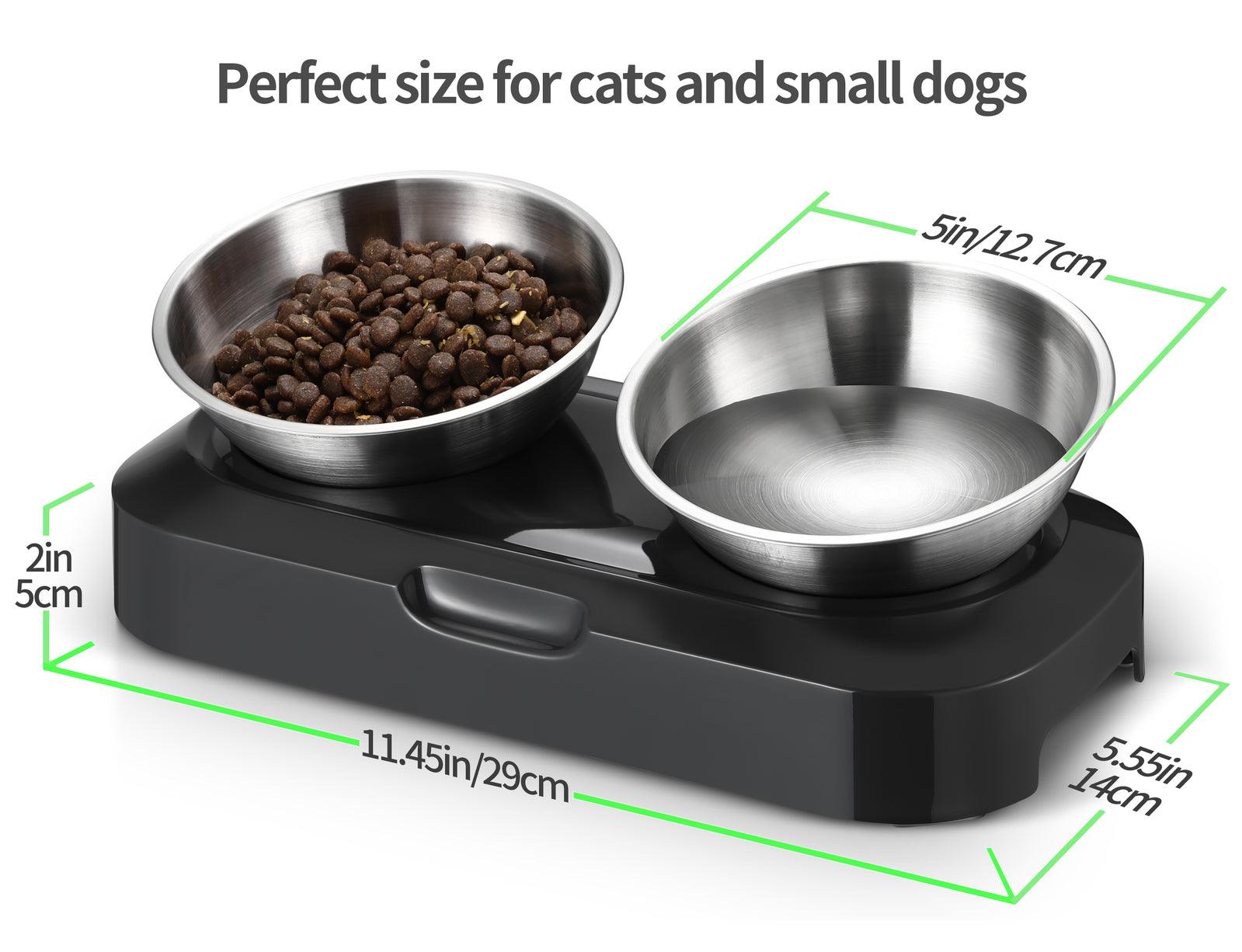 YES4PETS Stainless Steel Pet Bowl Water Bowls Portable Anti Slip Skid Feeder Dog Rabbit Cat Pet Care > Dog Supplies YES4PETS
