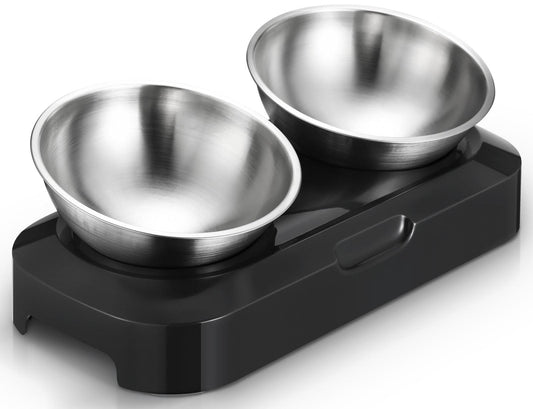 YES4PETS Stainless Steel Pet Bowl Water Bowls Portable Anti Slip Skid Feeder Dog Rabbit Cat Pet Care > Dog Supplies YES4PETS