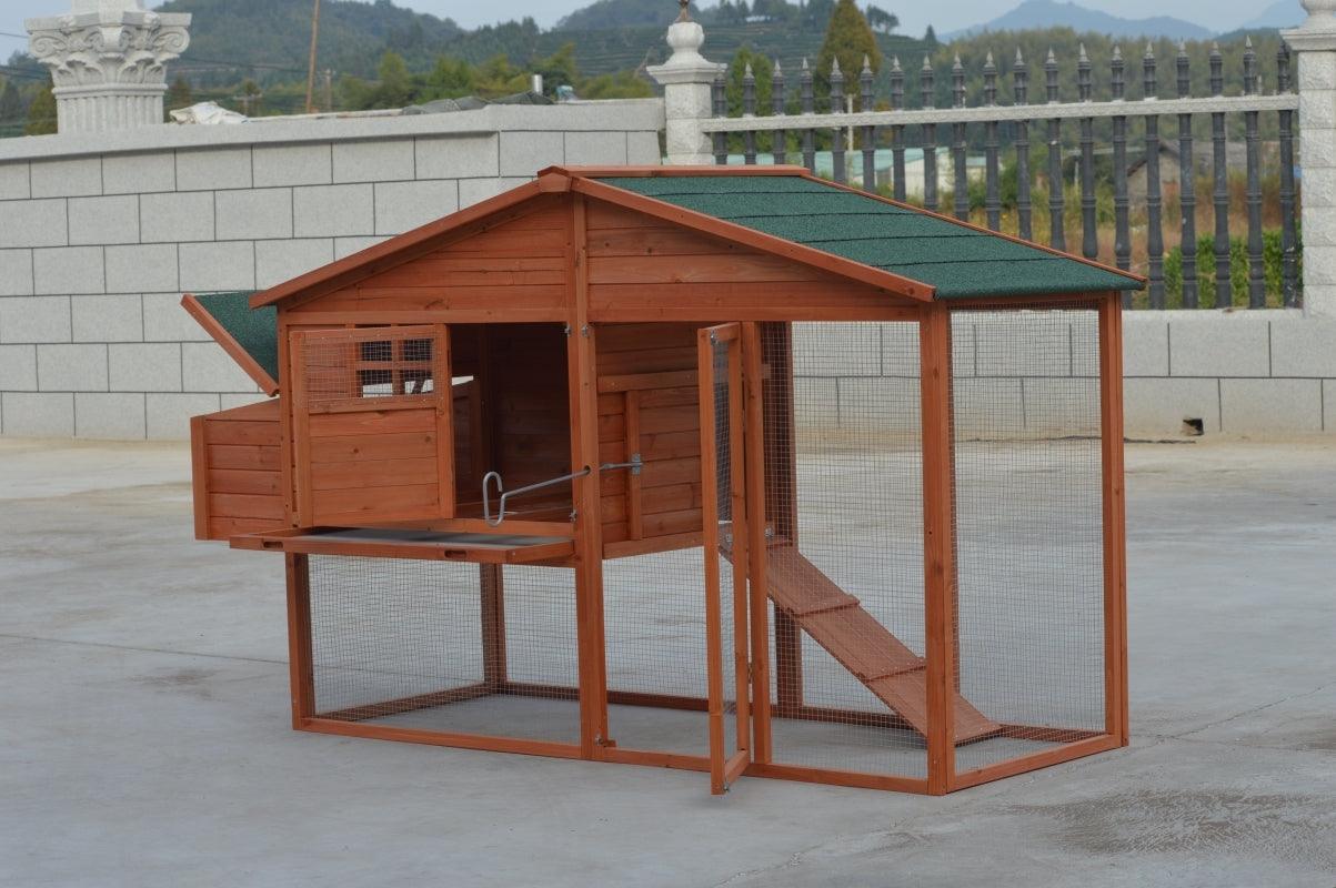 YES4PETS XL Chicken Coop Rabbit Guinea Pig Hutch Ferret Hen House Pet Care > Coops & Hutches YES4PETS
