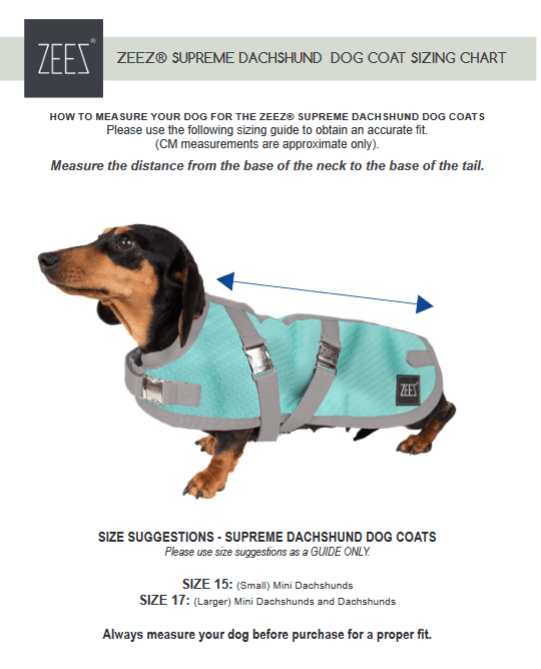 ZeeZ – Waterproof Supreme Dachshund Dog Coat – Navy Stone/Red Dog Coat ZEES 15 Mint
