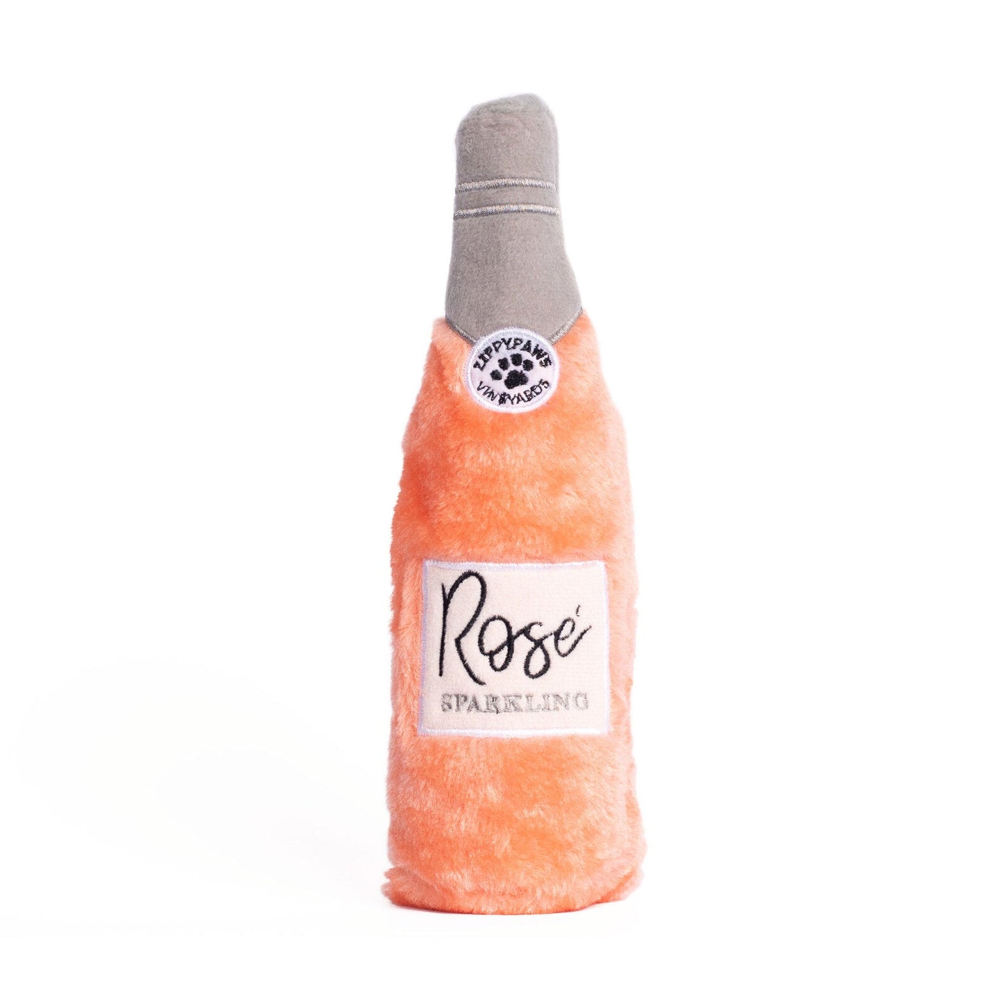 Zippy Paws Happy Hour Crusherz Bottle Dog Toy - Whiskey Dog toys zippy paws Rose