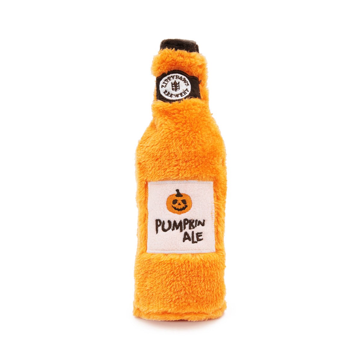 Zippy Paws Happy Hour Crusherz Bottle Dog Toy - Whiskey Dog toys zippy paws Pumpkin Ale