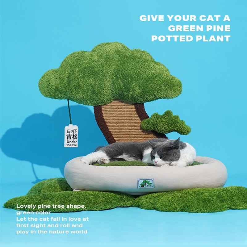 Potted style cat dog bed cat scratching post warm pet nest Pet Care > Dog Supplies Generic