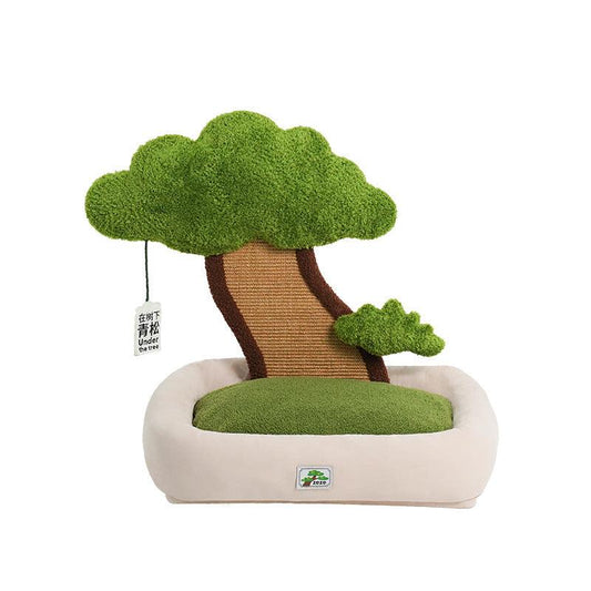 Potted style cat dog bed cat scratching post warm pet nest Pet Care > Dog Supplies Generic
